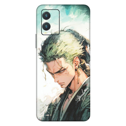 VIVO Z/V/X/T/U/S Series Phone Skins (All Models) - Pirate Hunter One Piece Anime - Matte Finish (M-157) Vivo T1X