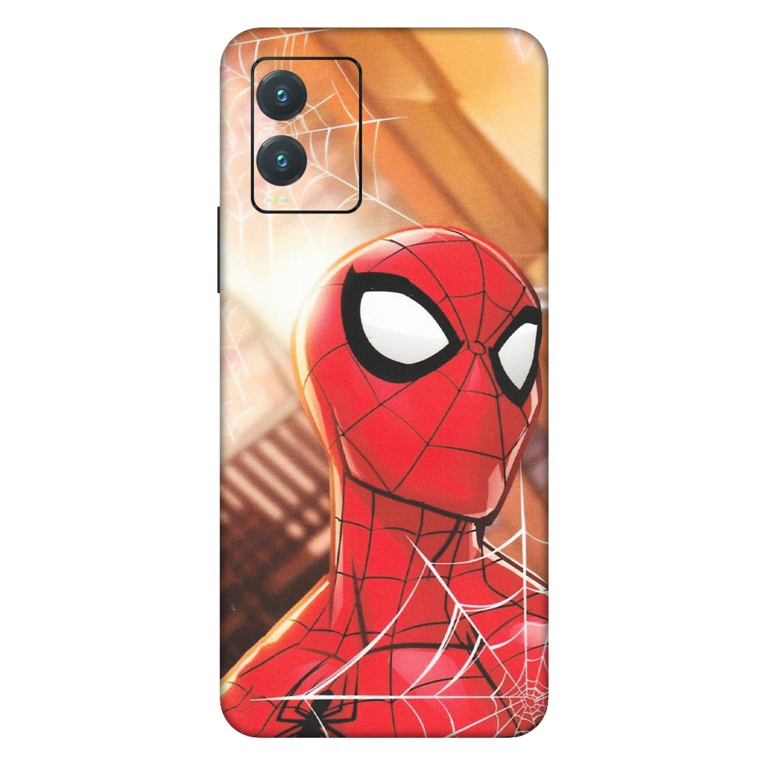 VIVO Z/V/X/T/U/S Series Phone Skins (All Models) - Spiderman Face New - Matte Finish (M-41) Vivo T1X