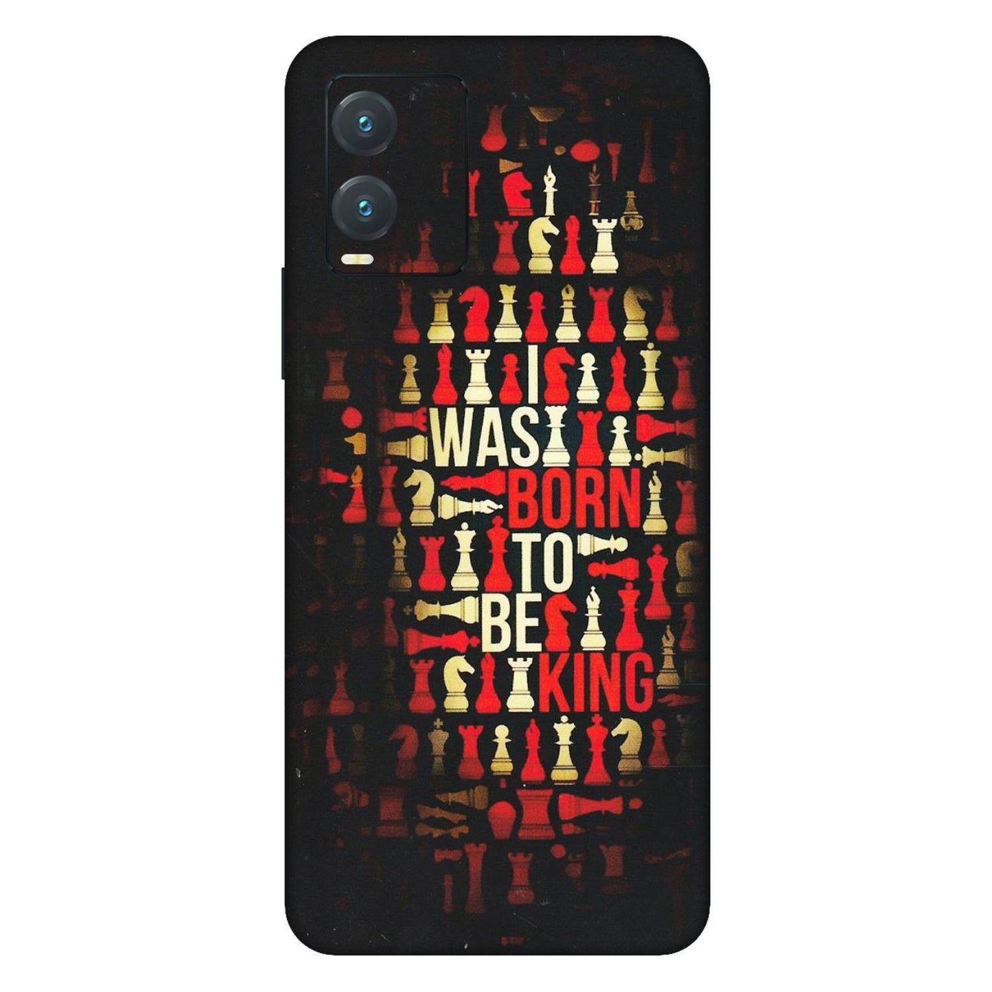 VIVO Z/V/X/T/U/S Series Phone Skins (All Models) - Born To Be King - Matte Finish (M-73) Vivo T1X