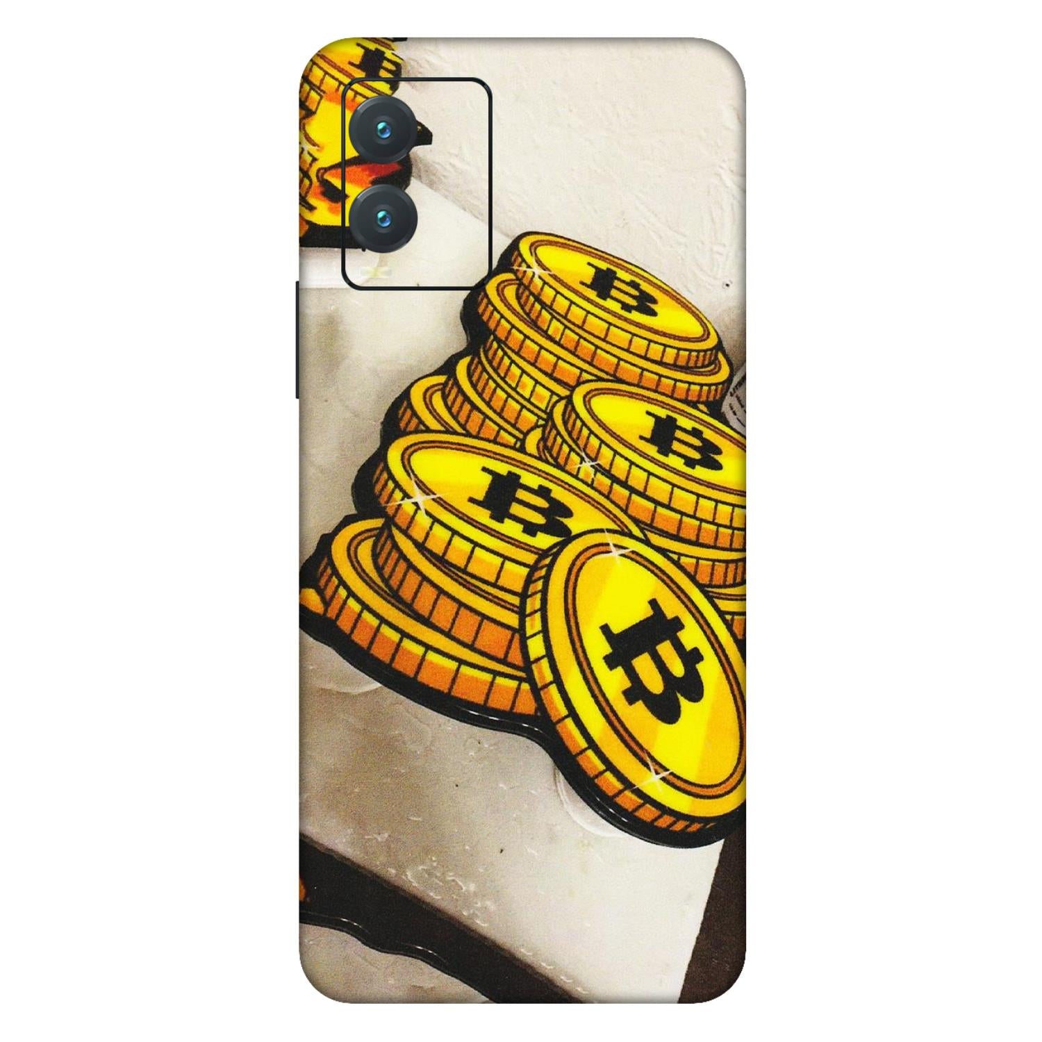 VIVO Z/V/X/T/U/S Series Phone Skins (All Models) - Billionaire Bitcoin Collection - Matte Finish (M-92) Vivo T1X