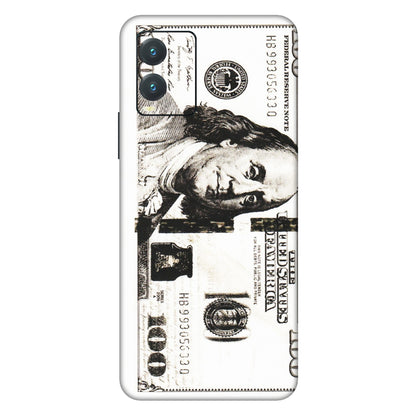 VIVO Z/V/X/T/U/S Series Phone Skins (All Models) - 100 Dollar Currency - Transparent Finish (T-01) Vivo T1X