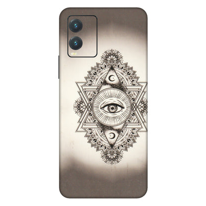 VIVO Z/V/X/T/U/S Series Phone Skins (All Models) - Illuminati Great Eye - Transparent Finish (T-14) Vivo T1X