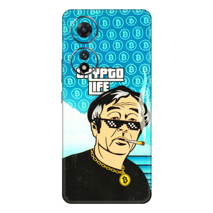 VIVO Z/V/X/T/U/S Series Phone Skins (All Models) - Crypto Thug Life - 3D Embossed Finish (L-179) Vivo T2 (5G)