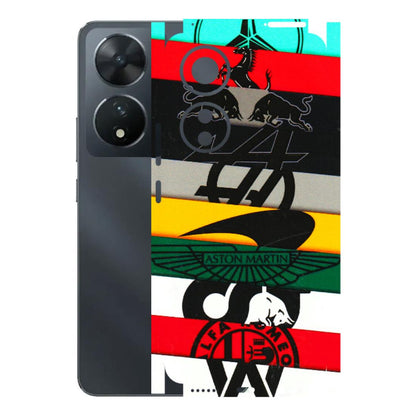 VIVO Z/V/X/T/U/S Series Phone Skins (All Models) - Multi Designer Brands - 3D Embossed Finish (L-187) Vivo T2 (5G)