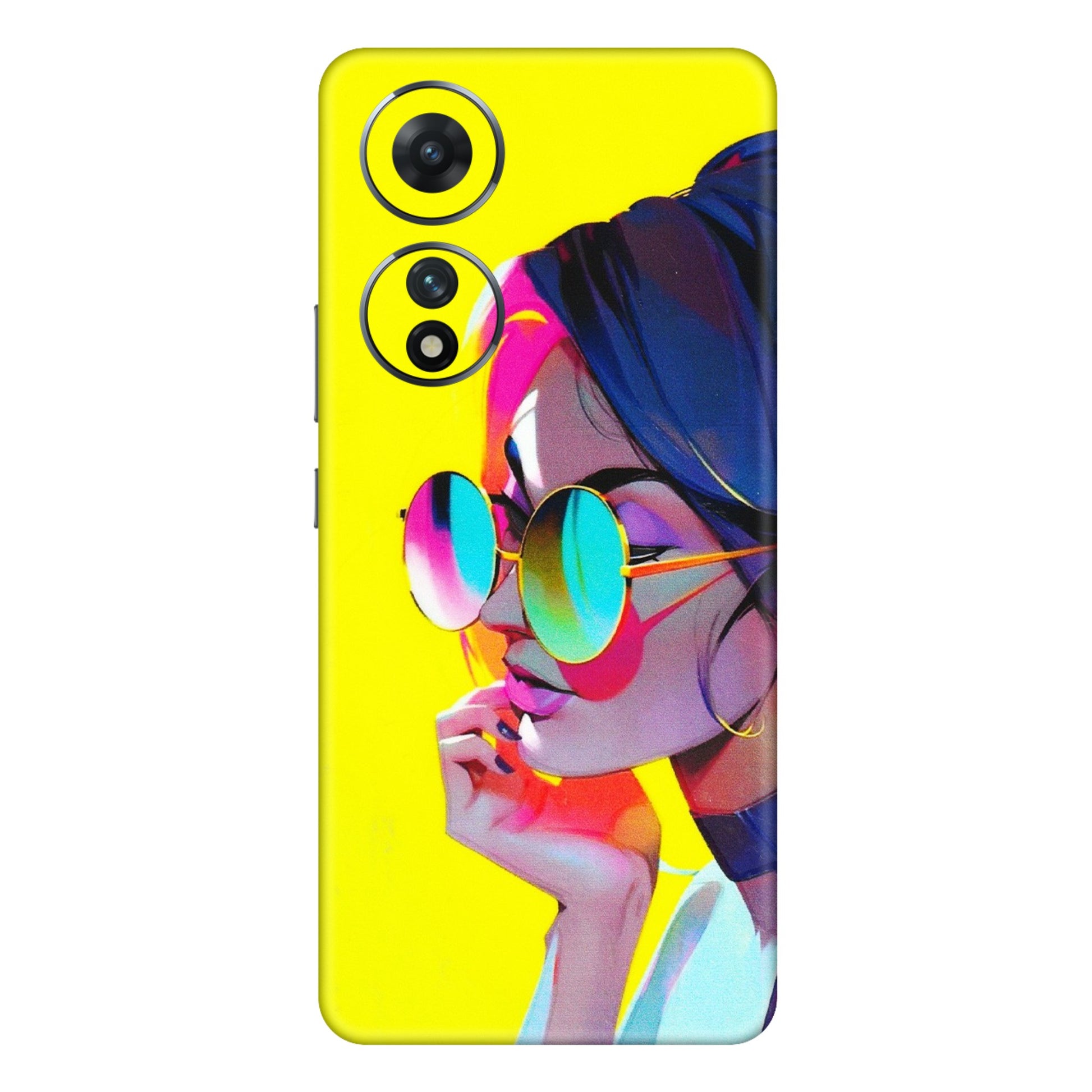 VIVO Z/V/X/T/U/S Series Phone Skins (All Models) - Bold Stylish Girl - 3D Embossed Finish (L-222) Vivo T2 (5G)