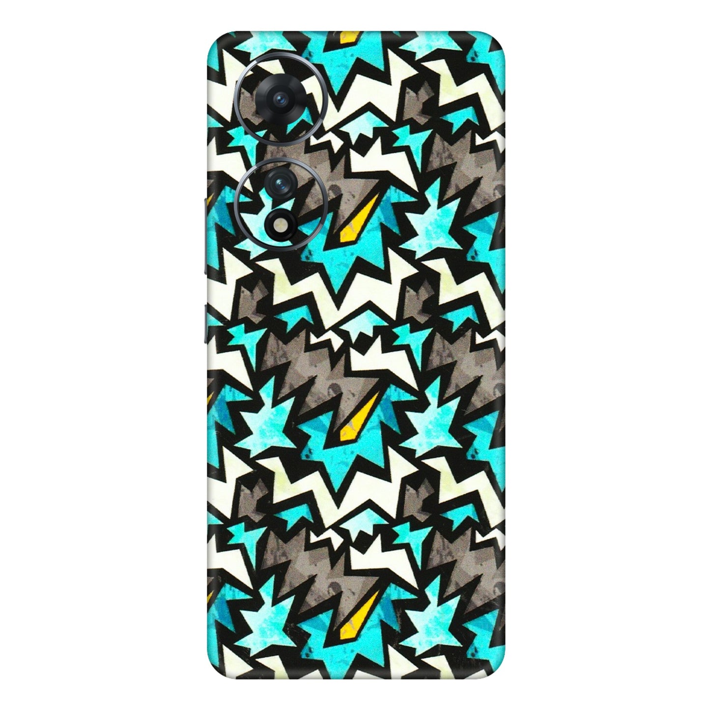 VIVO Z/V/X/T/U/S Series Phone Skins (All Models) - Funky Zig Zag - 3D Embossed Finish (L-223) Vivo T2 (5G)