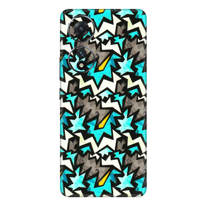 VIVO Z/V/X/T/U/S Series Phone Skins (All Models) - Funky Zig Zag - 3D Embossed Finish (L-223) Vivo T2 (5G)