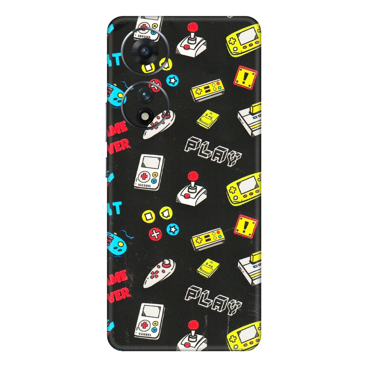 VIVO Z/V/X/T/U/S Series Phone Skins (All Models) - Gaming Doodles - 3D Embossed Finish (L-224) Vivo T2 (5G)
