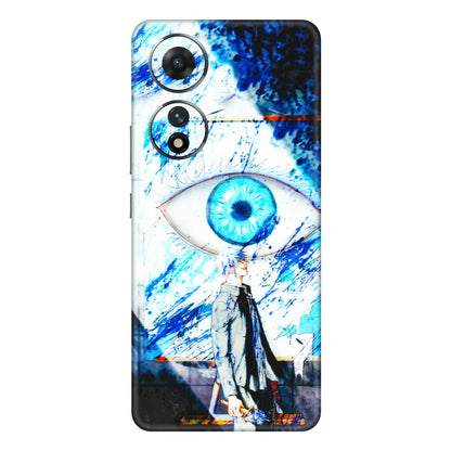 VIVO Z/V/X/T/U/S Series Phone Skins (All Models) - Gojo Satoru evil eye - 3D Embossed Finish (L-239) Vivo T2 (5G)