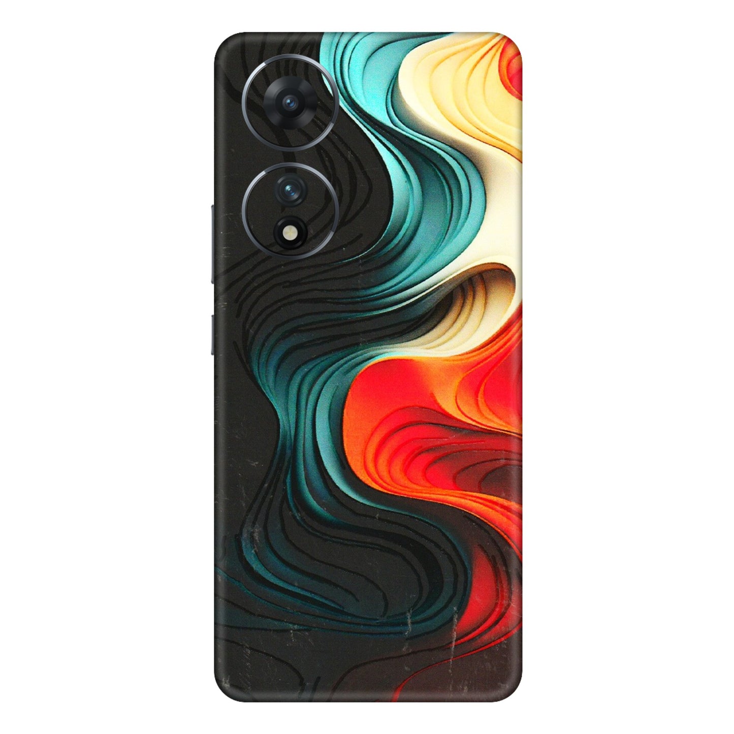 VIVO Z/V/X/T/U/S Series Phone Skins (All Models) - The Silky Swirl - 3D Embossed Finish (L-240) Vivo T2 (5G)