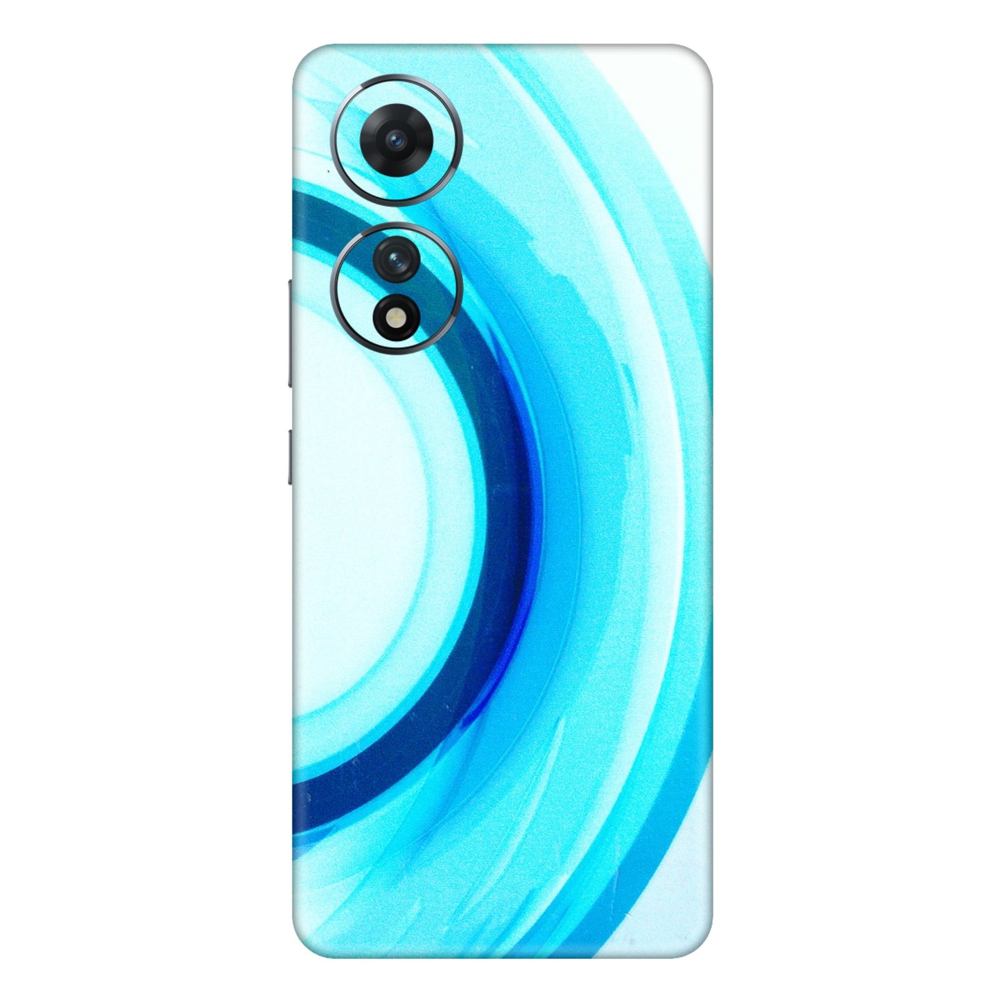 VIVO Z/V/X/T/U/S Series Phone Skins (All Models) - The Blue Curve - 3D Embossed Finish (L-244) Vivo T2 (5G)