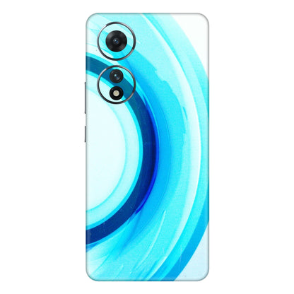 VIVO Z/V/X/T/U/S Series Phone Skins (All Models) - The Blue Curve - 3D Embossed Finish (L-244) Vivo T2 (5G)