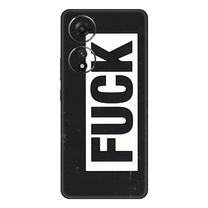 VIVO Z/V/X/T/U/S Series Phone Skins (All Models) - The F Word - 3D Embossed Finish (L-255) Vivo T2 (5G)