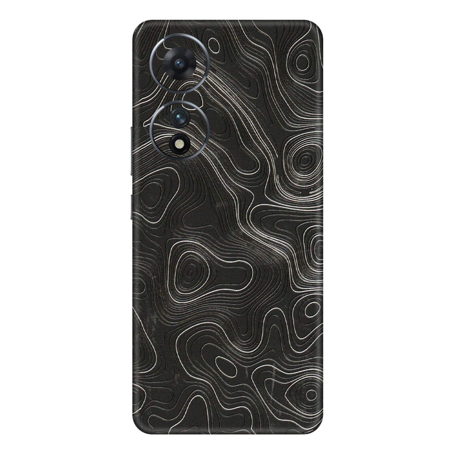 VIVO Z/V/X/T/U/S Series Phone Skins (All Models) - Abstract White Line Map - 3D Embossed Finish (L-269) Vivo T2 (5G)