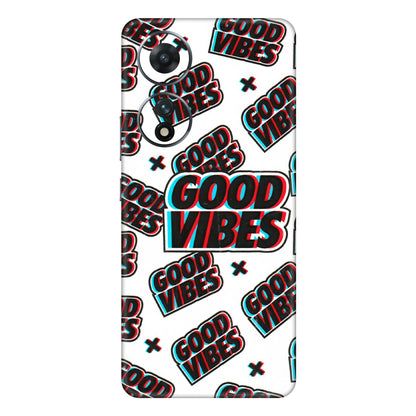 VIVO Z/V/X/T/U/S Series Phone Skins (All Models) - Good Vibes - 3D Embossed Finish (L-282) Vivo T2 (5G)