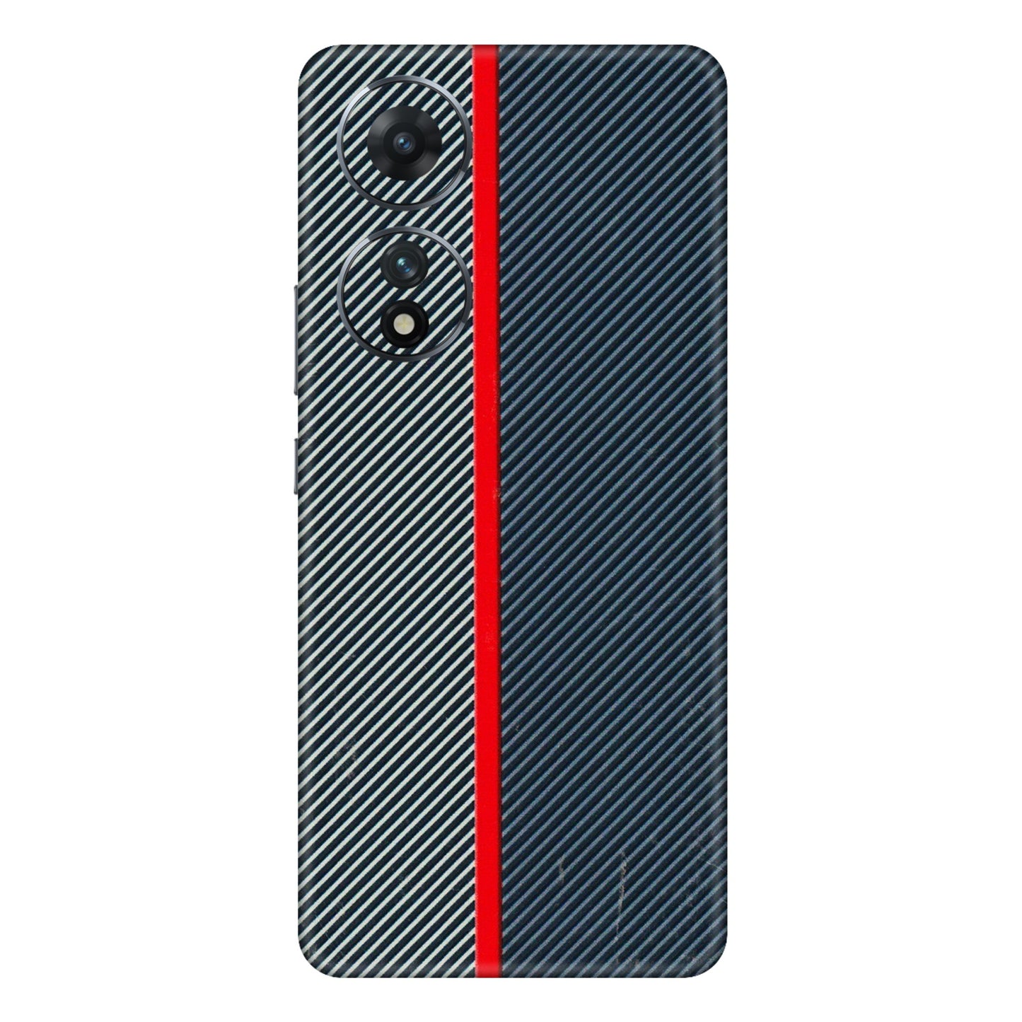 VIVO Z/V/X/T/U/S Series Phone Skins (All Models) - Blue Sober Lines - 3D Embossed Finish (L-305) Vivo T2 (5G)
