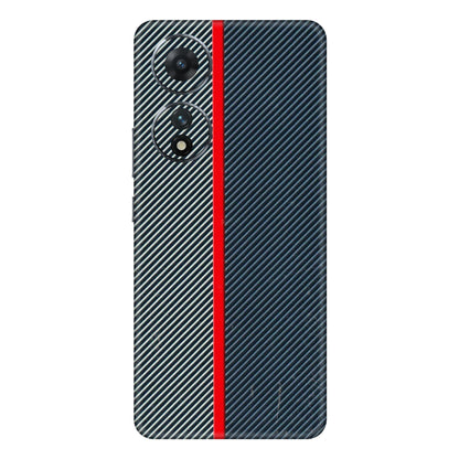 VIVO Z/V/X/T/U/S Series Phone Skins (All Models) - Blue Sober Lines - 3D Embossed Finish (L-305) Vivo T2 (5G)
