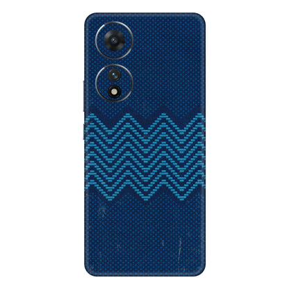 VIVO Z/V/X/T/U/S Series Phone Skins (All Models) - Blue Sober Waves - 3D Embossed Finish (L-306) Vivo T2 (5G)
