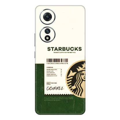VIVO Z/V/X/T/U/S Series Phone Skins (All Models) - Starbucks Barcode - 3D Embossed Finish (L-308) Vivo T2 (5G)