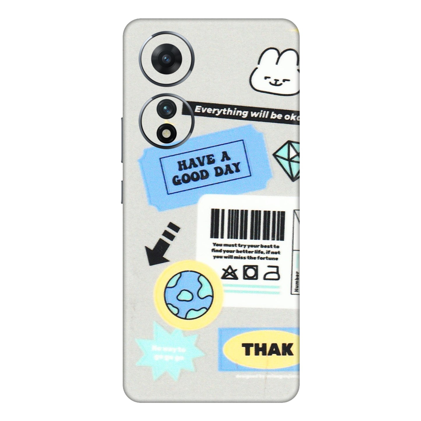 VIVO Z/V/X/T/U/S Series Phone Skins (All Models) - Will Be Okay Design - 3D Embossed Finish (L-316) Vivo T2 (5G)