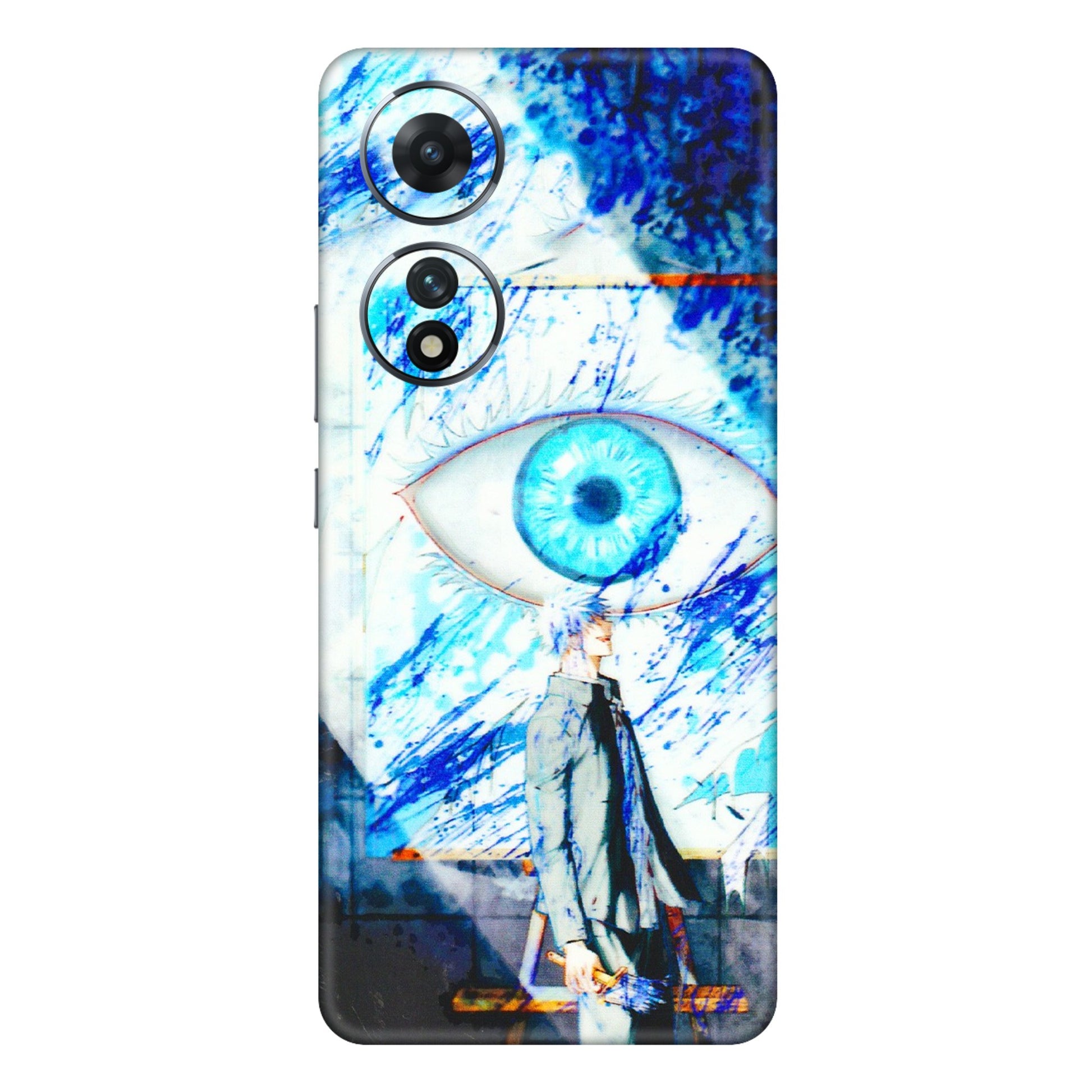 VIVO Z/V/X/T/U/S Series Phone Skins (All Models) - Anime Sea Blue Eye - 3D Embossed Finish (L-318) Vivo T2 (5G)
