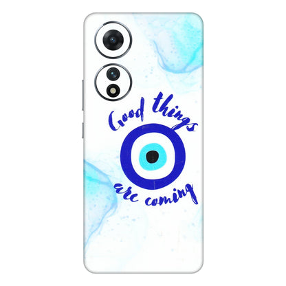 VIVO Z/V/X/T/U/S Series Phone Skins (All Models) - Evil Eye Good Things Are Coming - 3D Embossed Finish (L-322) Vivo T2 (5G)