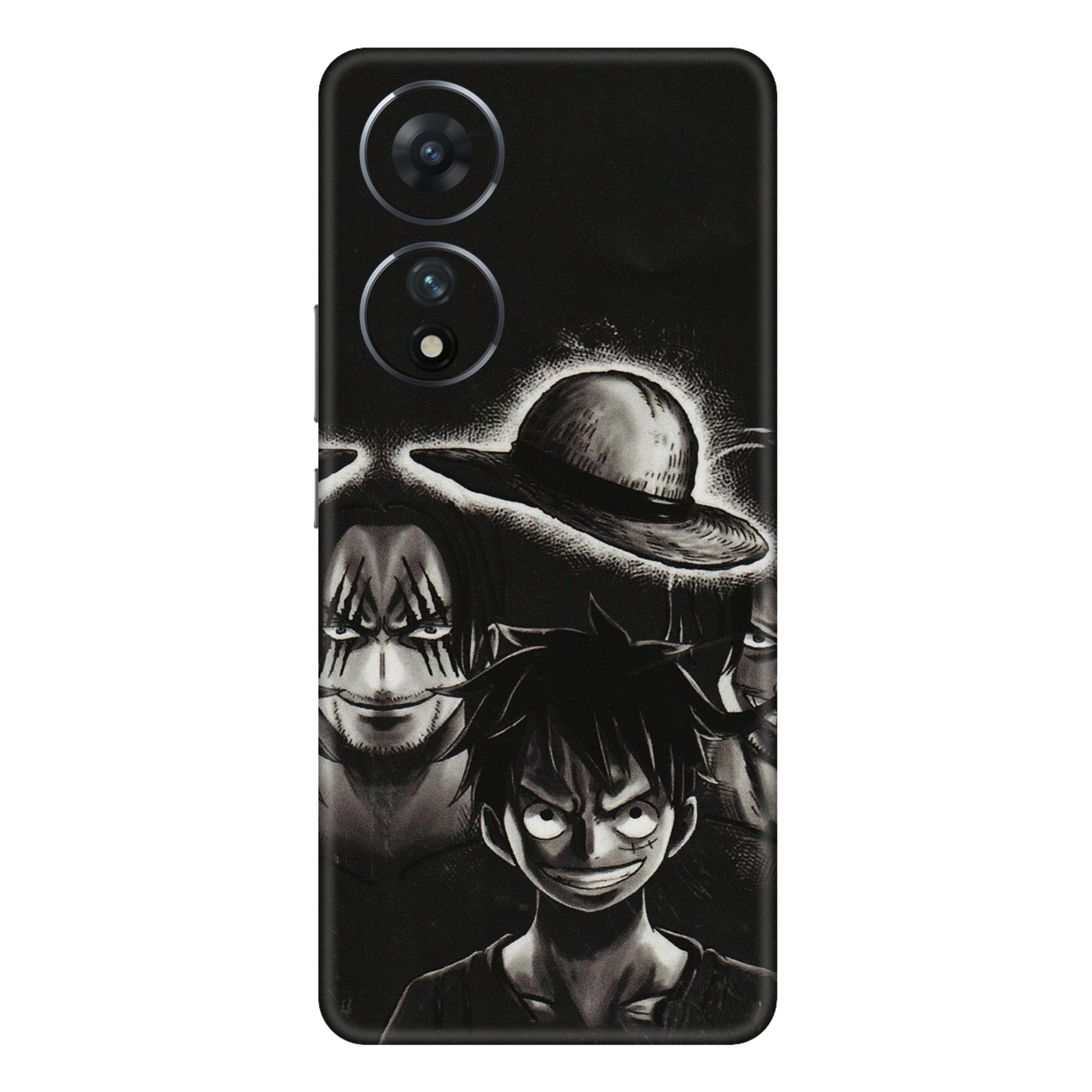 VIVO Z/V/X/T/U/S Series Phone Skins (All Models) - Black Luffy Hat - 3D Embossed Finish (L-57) Vivo T2 (5G)