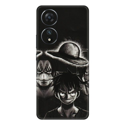 VIVO Z/V/X/T/U/S Series Phone Skins (All Models) - Black Luffy Hat - 3D Embossed Finish (L-57) Vivo T2 (5G)