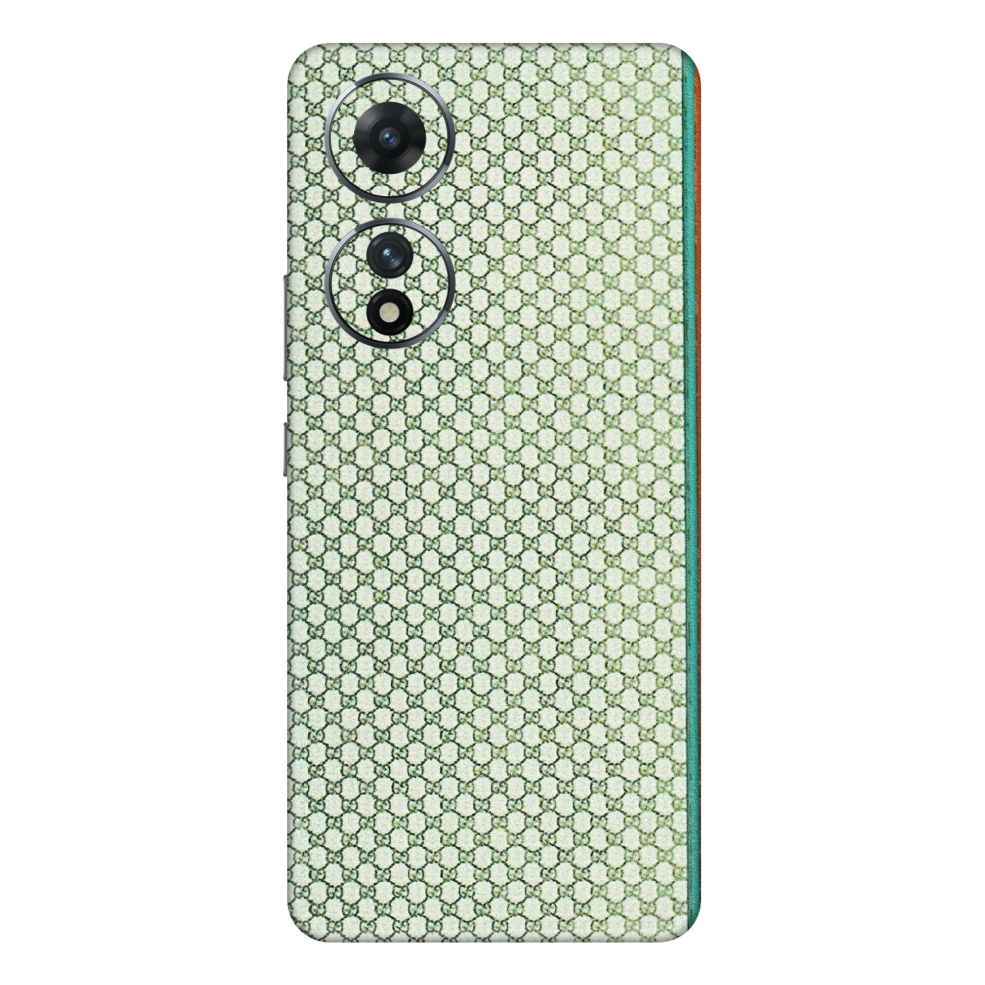 VIVO Z/V/X/T/U/S Series Phone Skins (All Models) - Gucci Fabric Pattern - 3D Embossed Finish (L-73) Vivo T2 (5G)