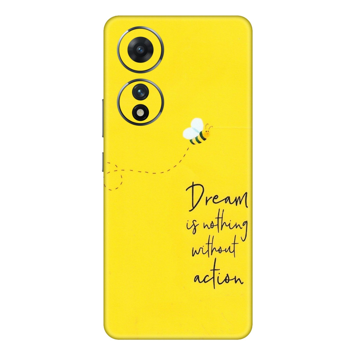VIVO Z/V/X/T/U/S Series Phone Skins (All Models) - Dream Is Nothing Without Action - Matte Finish (M-138) Vivo T2 (5G)