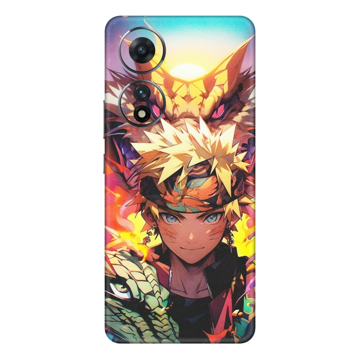 VIVO Z/V/X/T/U/S Series Phone Skins (All Models) - Angry Naruto Anime - Matte Finish (M-148) Vivo T2 (5G)