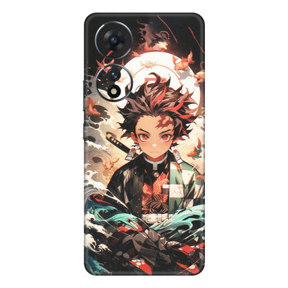 VIVO Z/V/X/T/U/S Series Phone Skins (All Models) - Tanjiro Demon Slayer Anime - Matte Finish (M-158) Vivo T2 (5G)