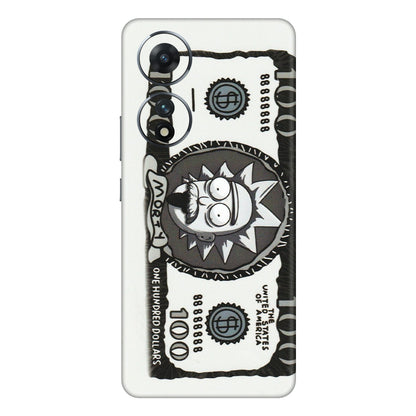 VIVO Z/V/X/T/U/S Series Phone Skins (All Models) - Rick And Morty Hundred Dollar Anime - Matte Finish (M-161) Vivo T2 (5G)