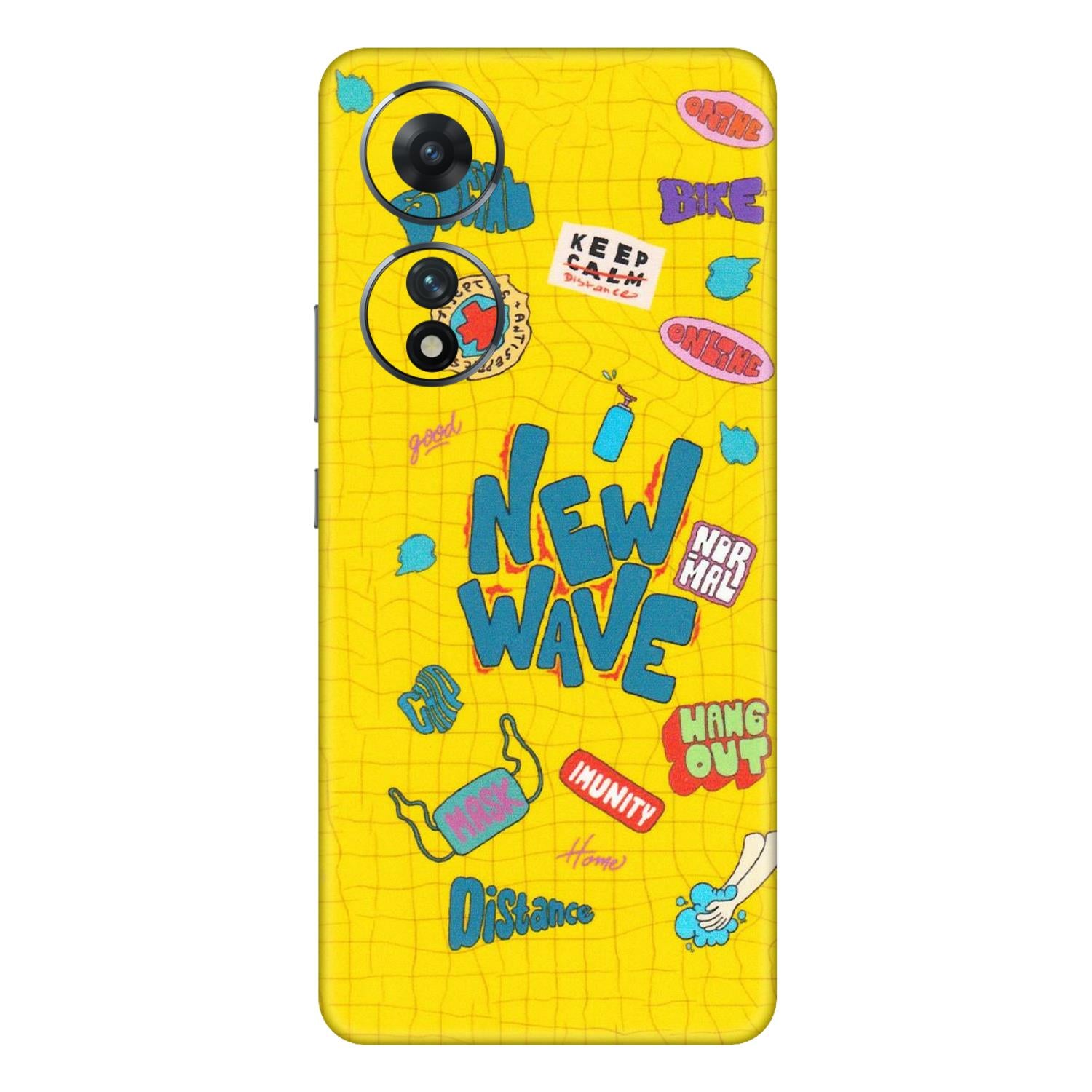 VIVO Z/V/X/T/U/S Series Phone Skins (All Models) - New Wave Life - Matte Finish (M-17) Vivo T2 (5G)