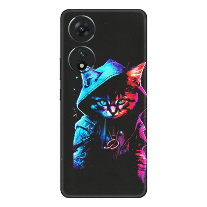 VIVO Z/V/X/T/U/S Series Phone Skins (All Models) - Cyberpunk Cat - Matte Finish (M-45) Vivo T2 (5G)