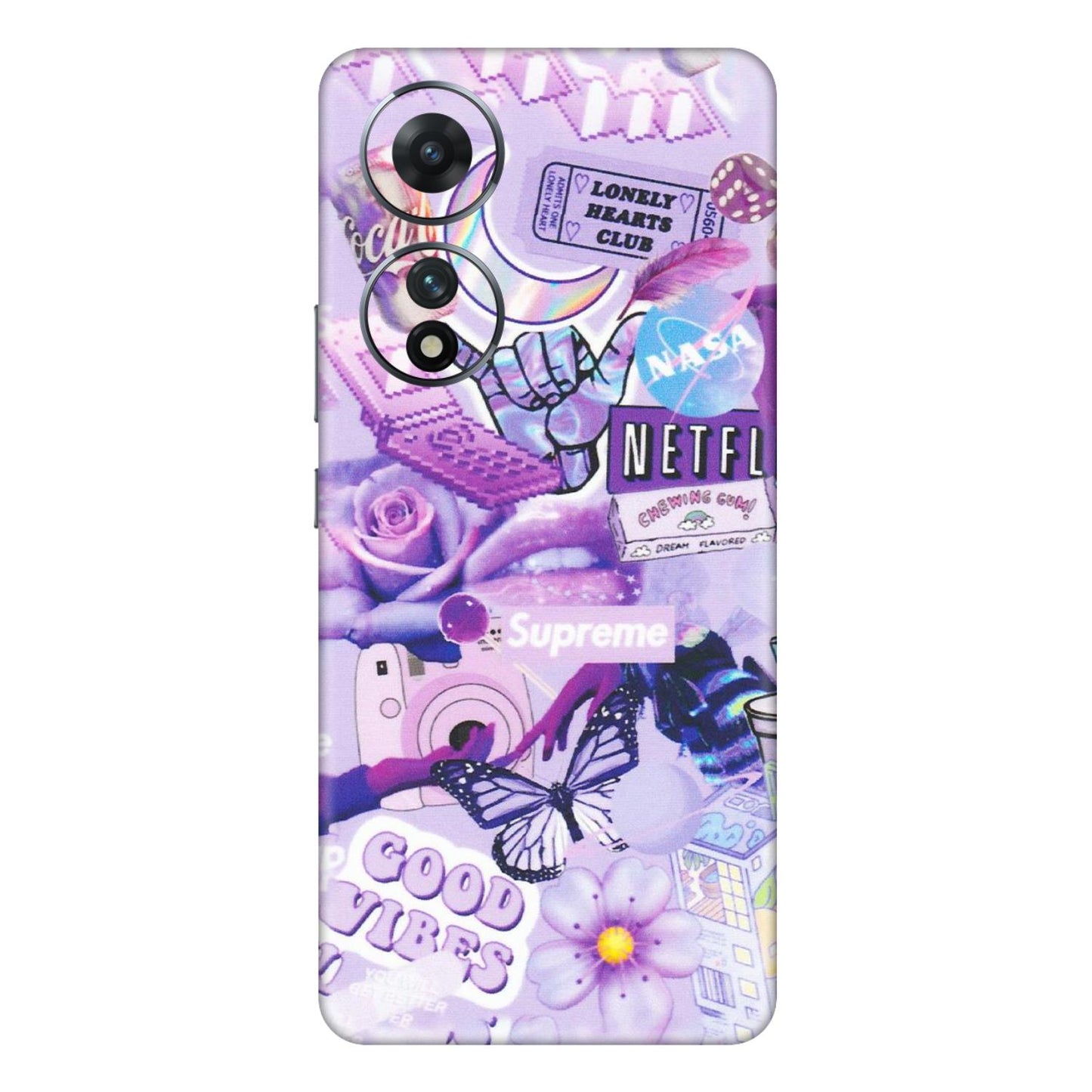 VIVO Z/V/X/T/U/S Series Phone Skins (All Models) - Supreme Purple Magic - Matte Finish (M-88) Vivo T2 (5G)