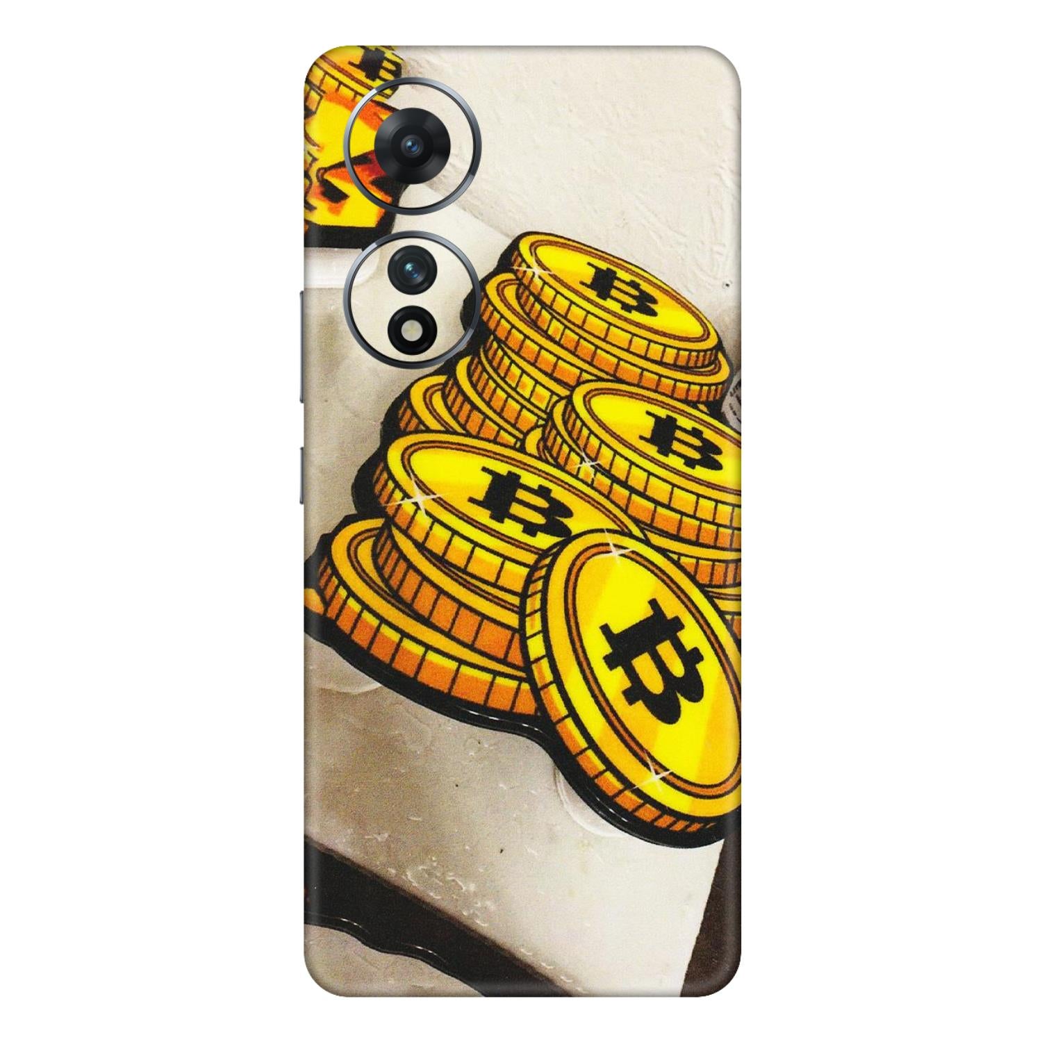 VIVO Z/V/X/T/U/S Series Phone Skins (All Models) - Billionaire Bitcoin Collection - Matte Finish (M-92) Vivo T2 (5G)