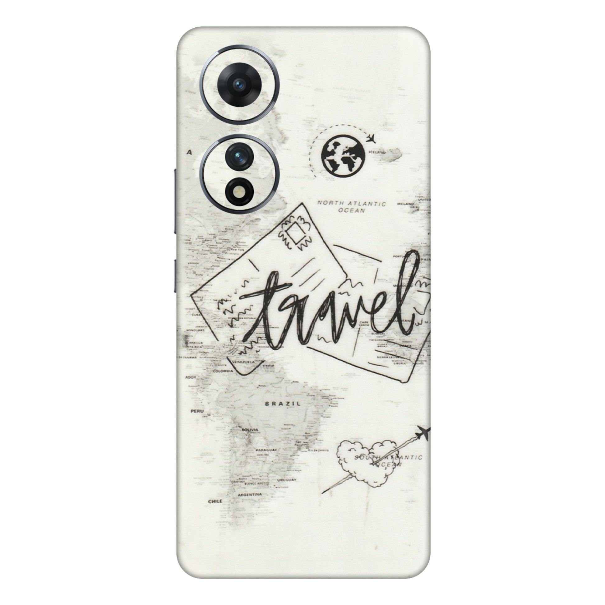 VIVO Z/V/X/T/U/S Series Phone Skins (All Models) - Travel Ticket - Transparent Finish (T-06) Vivo T2 (5G)