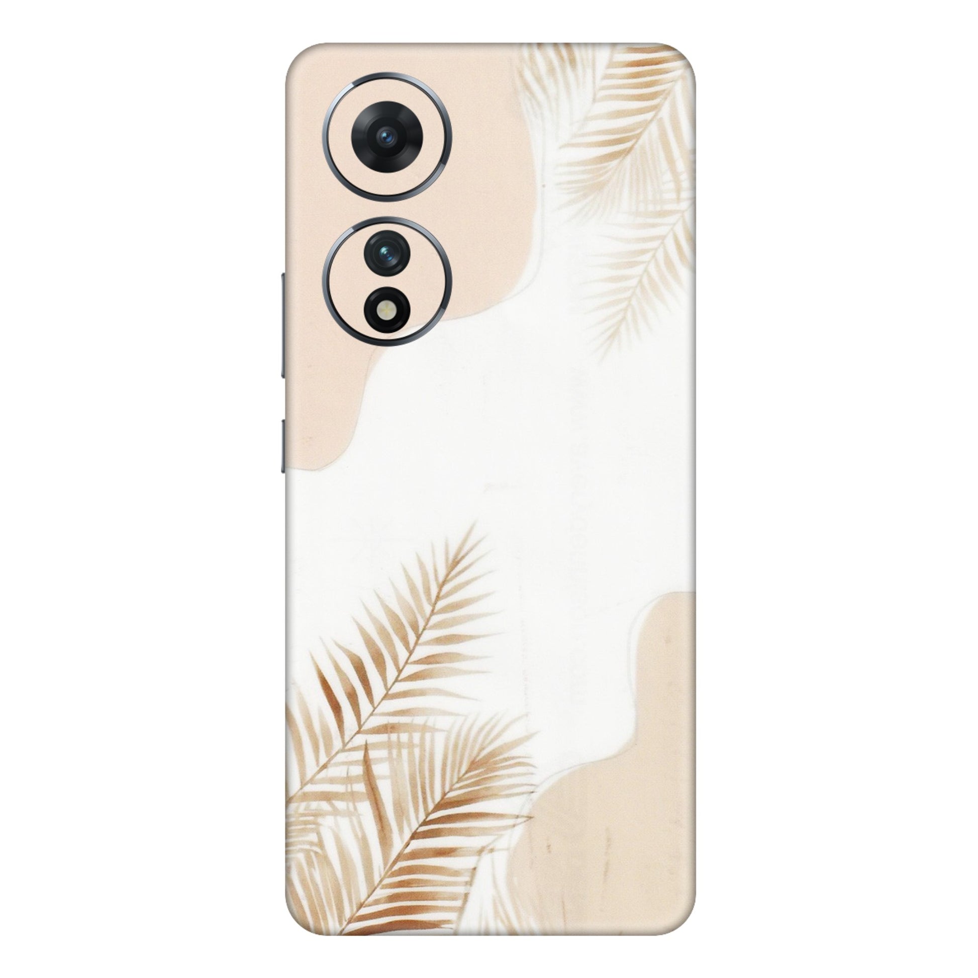 VIVO Z/V/X/T/U/S Series Phone Skins (All Models) - Gold Petals Abstract - Transparent Finish (T-08) Vivo T2 (5G)