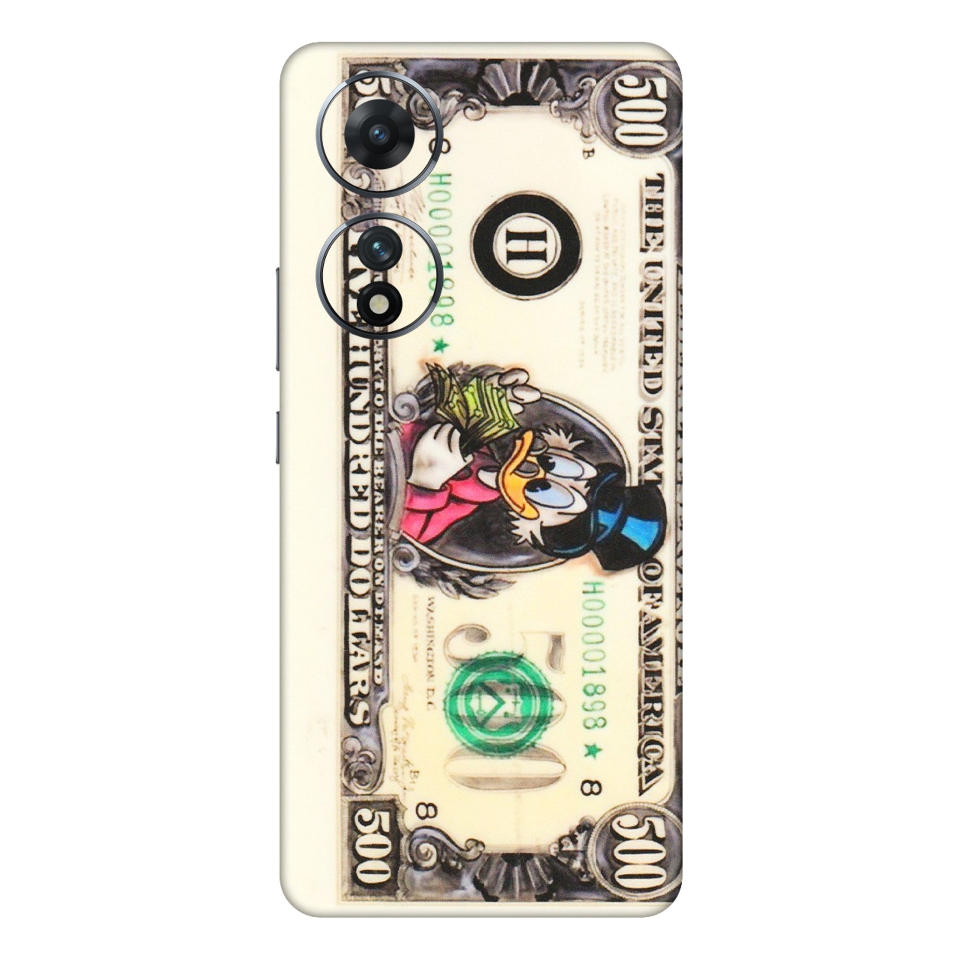 VIVO Z/V/X/T/U/S Series Phone Skins (All Models) - Five Hundred Dollar Duck - Transparent Finish (T-15) Vivo T2 (5G)