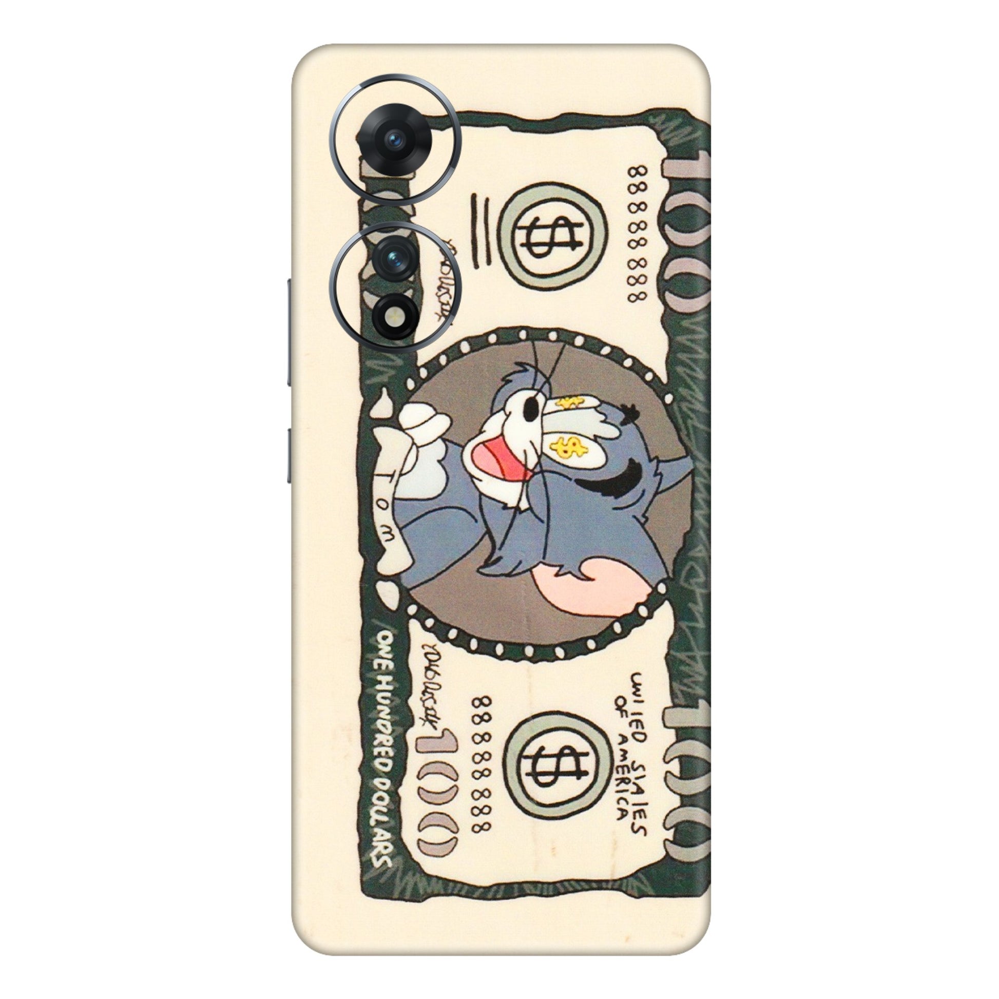 VIVO Z/V/X/T/U/S Series Phone Skins (All Models) - One Hundred Dollar Tom - Transparent Finish (T-16) Vivo T2 (5G)