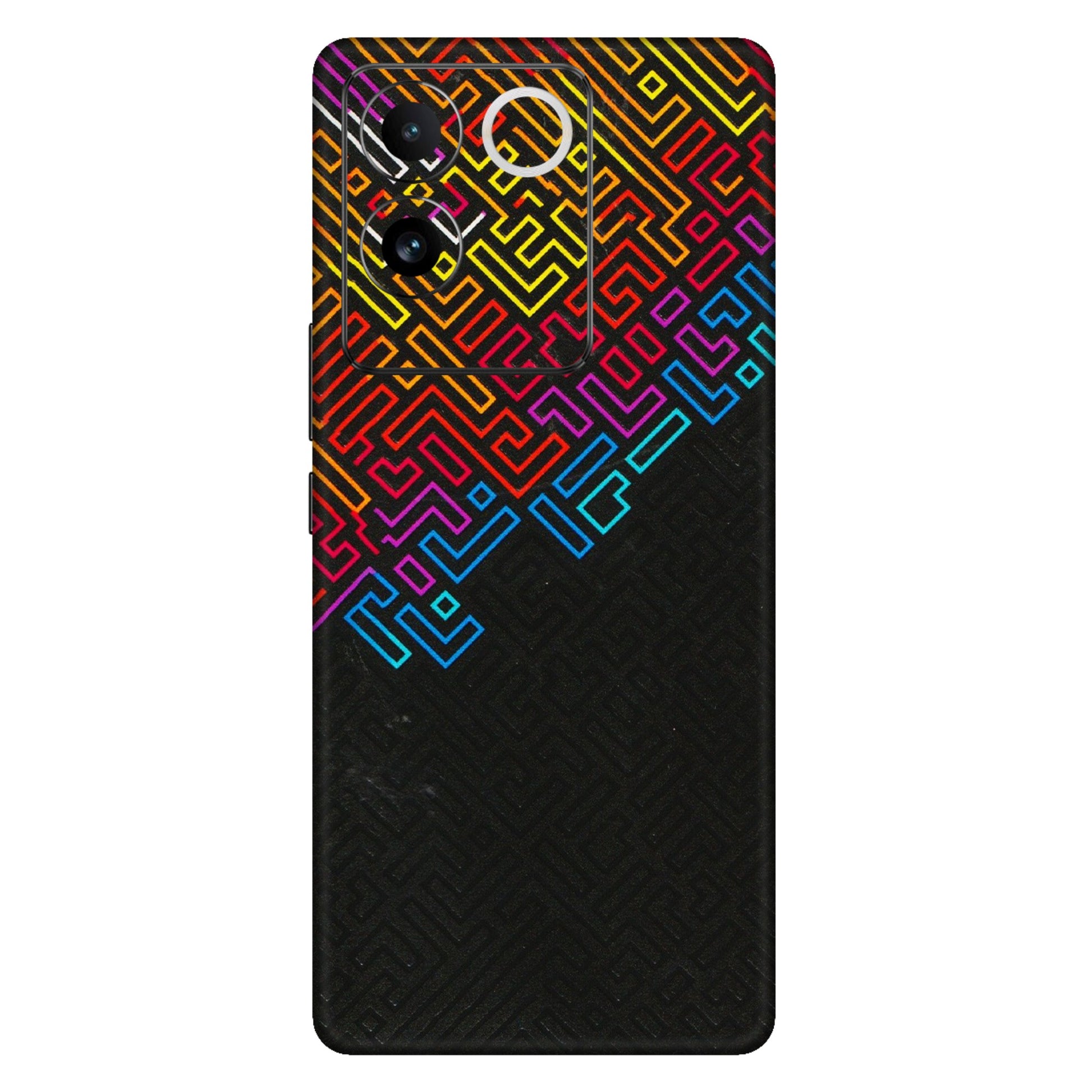 VIVO Z/V/X/T/U/S Series Phone Skins (All Models) - Dotme Pattern Art - 3D Embossed Finish (L-121) Vivo T2 Pro (5G)