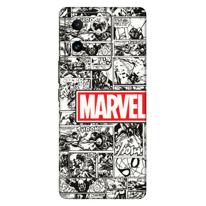 VIVO Z/V/X/T/U/S Series Phone Skins (All Models) - Marvel Comic - 3D Embossed Finish (L-171) Vivo T2 Pro (5G)