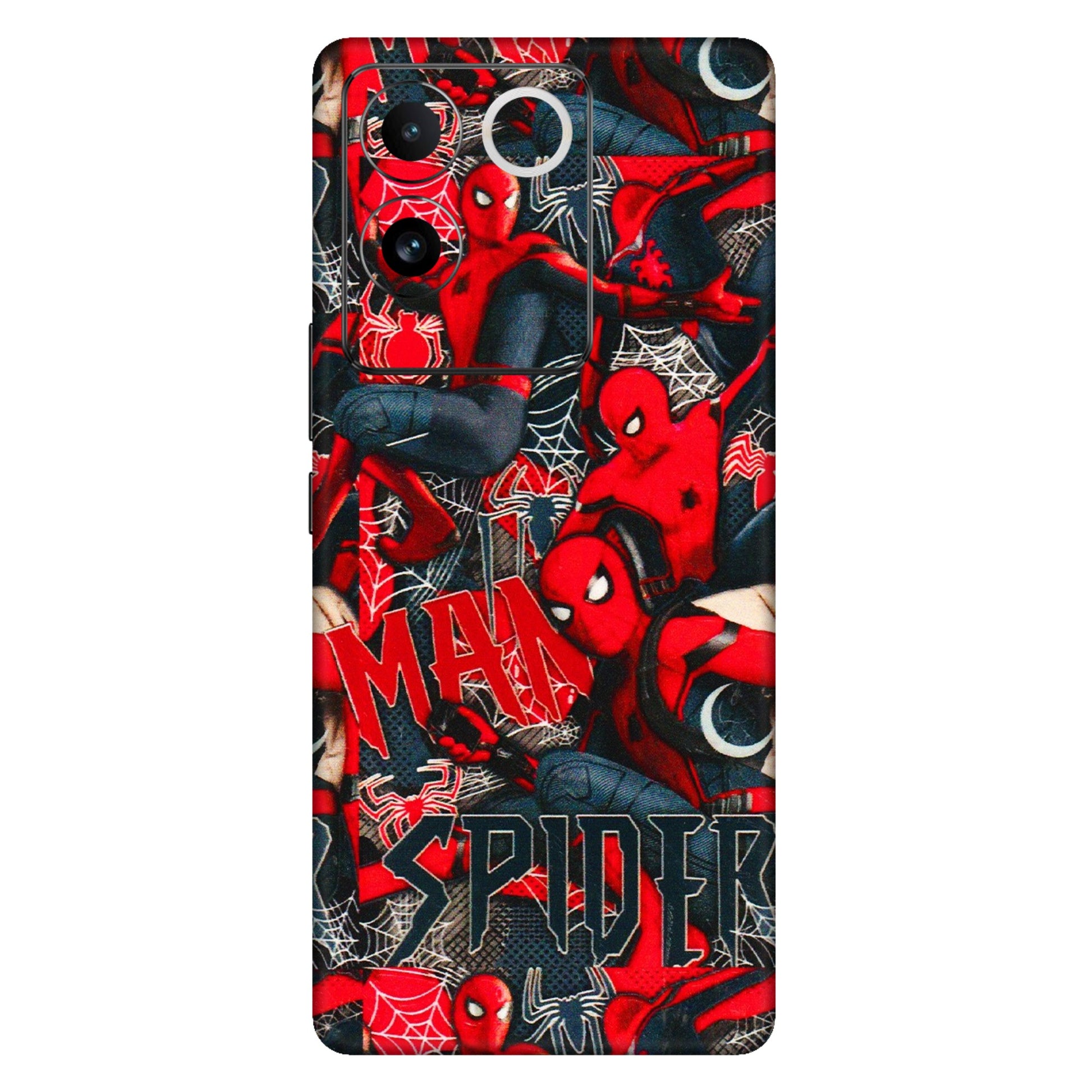 VIVO Z/V/X/T/U/S Series Phone Skins (All Models) - SpiderMan Cool - 3D Embossed Finish (L-188) Vivo T2 Pro (5G)