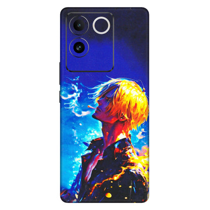 VIVO Z/V/X/T/U/S Series Phone Skins (All Models) - Sanji Vinsmoke One Piece - 3D Embossed Finish (L-319) Vivo T2 Pro (5G)