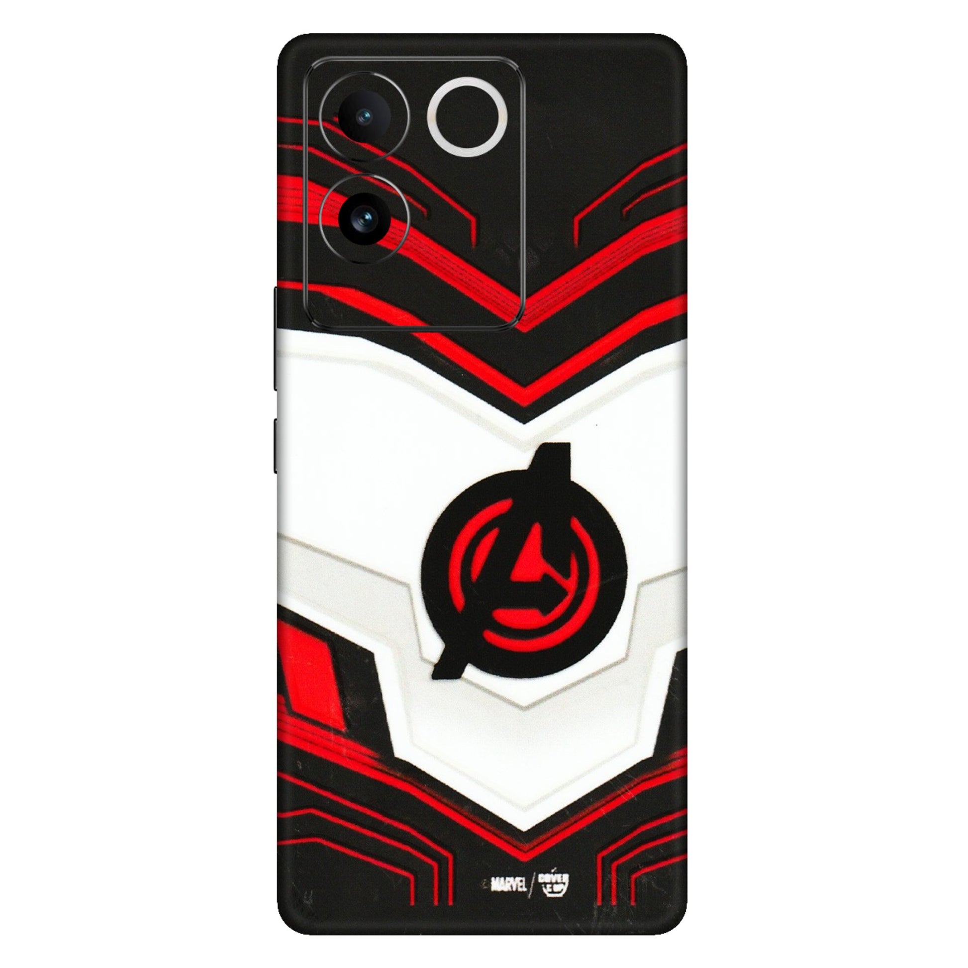 VIVO Z/V/X/T/U/S Series Phone Skins (All Models) - Avengers Logo - 3D Embossed Finish (L-55) Vivo T2 Pro (5G)