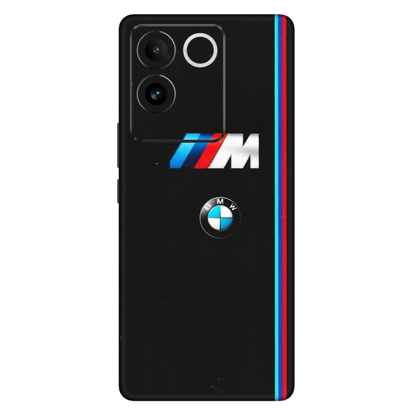 VIVO Z/V/X/T/U/S Series Phone Skins (All Models) - Styling With Black BMW - Matte Finish (M-74) Vivo T2 Pro (5G)