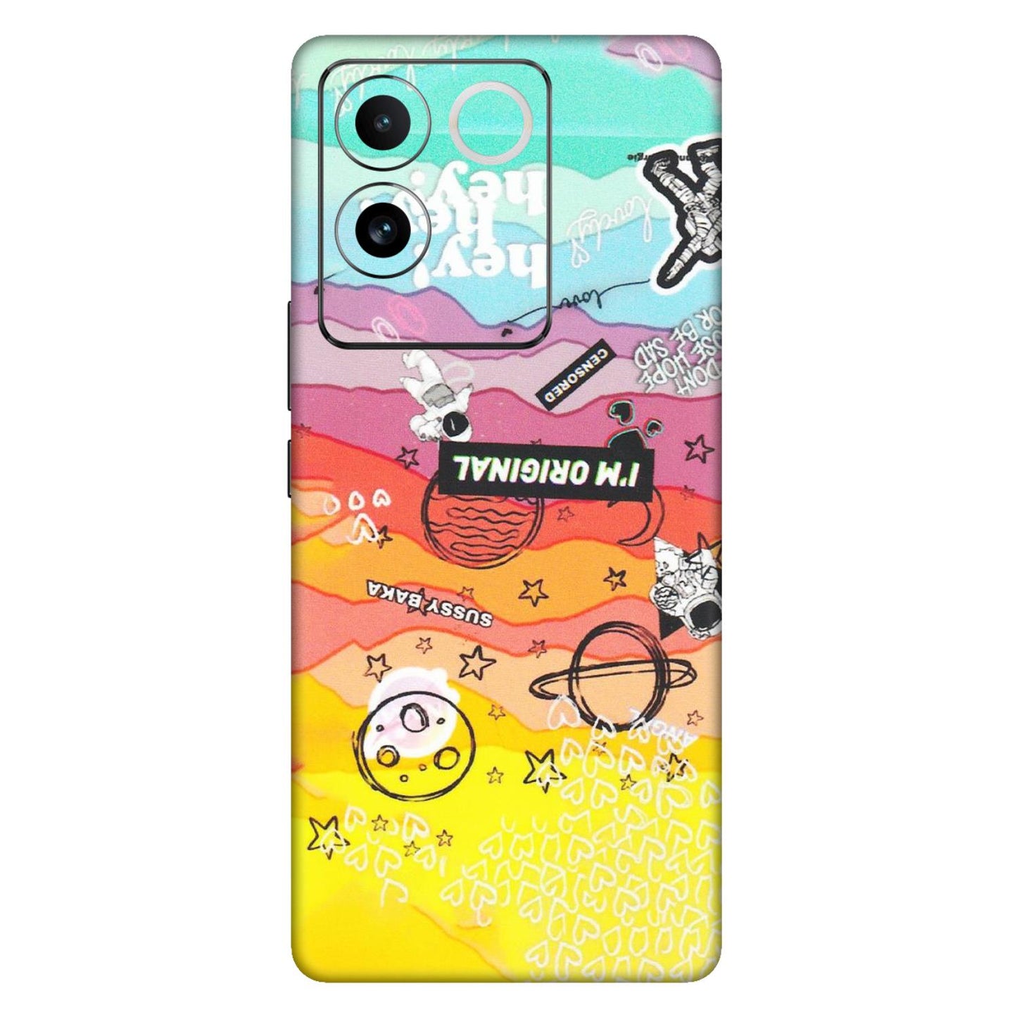 VIVO Z/V/X/T/U/S Series Phone Skins (All Models) - The Original Astronaut - Matte Finish (M-79) Vivo T2 Pro (5G)
