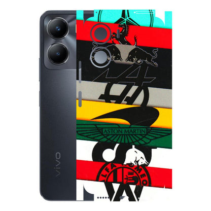 VIVO Z/V/X/T/U/S Series Phone Skins (All Models) - Multi Designer Brands - 3D Embossed Finish (L-187) Vivo T2 X (5G)
