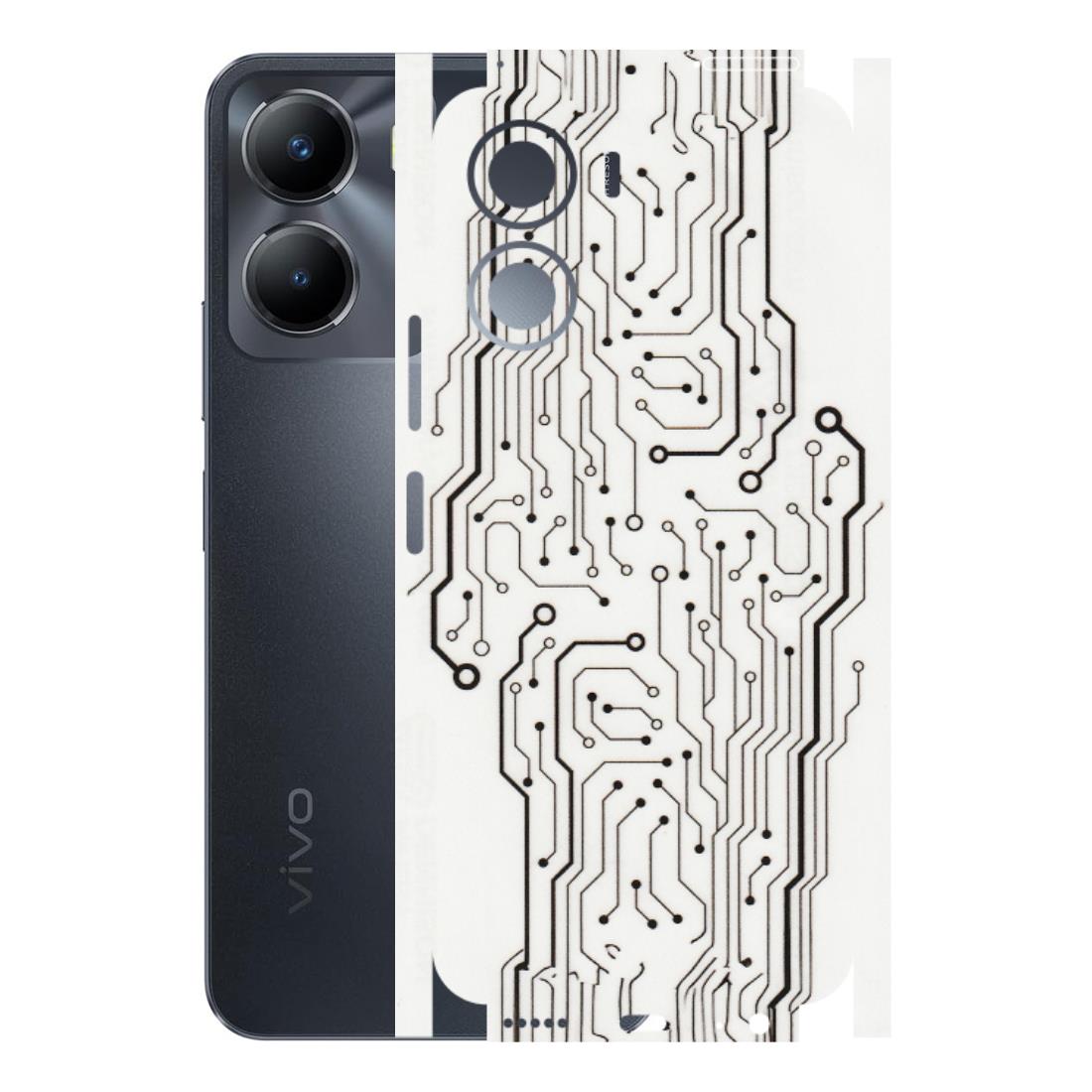 VIVO Z/V/X/T/U/S Series Phone Skins (All Models) - Tech Circuits - Transparent Finish (T-03) Vivo T2 X (5G)